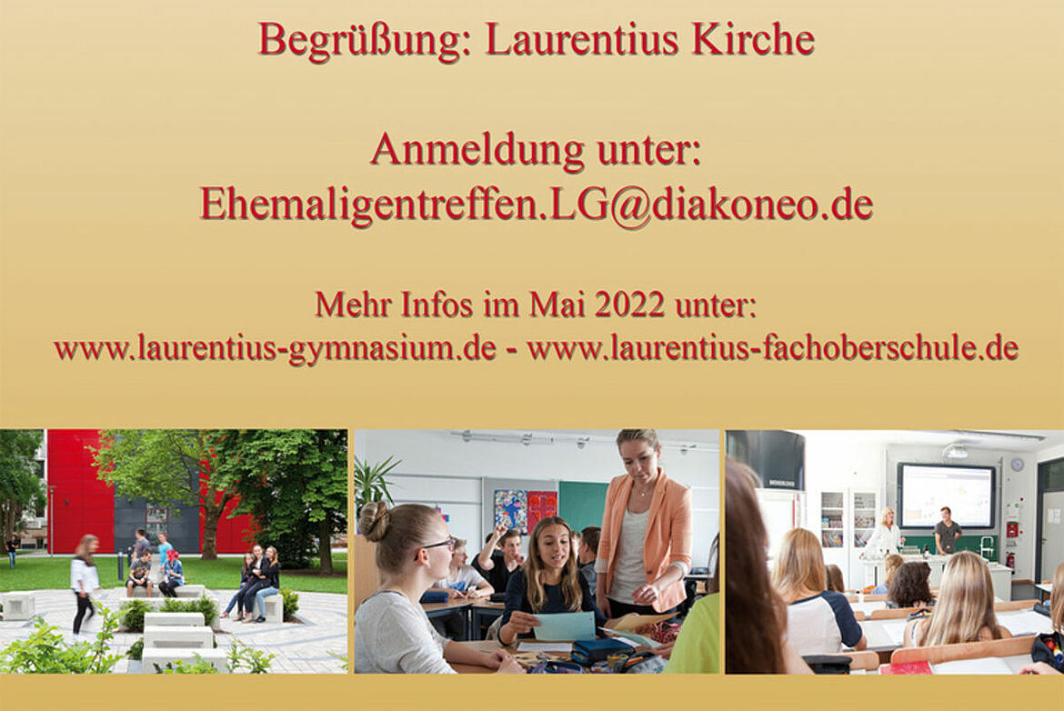 Einladung Ehemaligenveranstaltung
