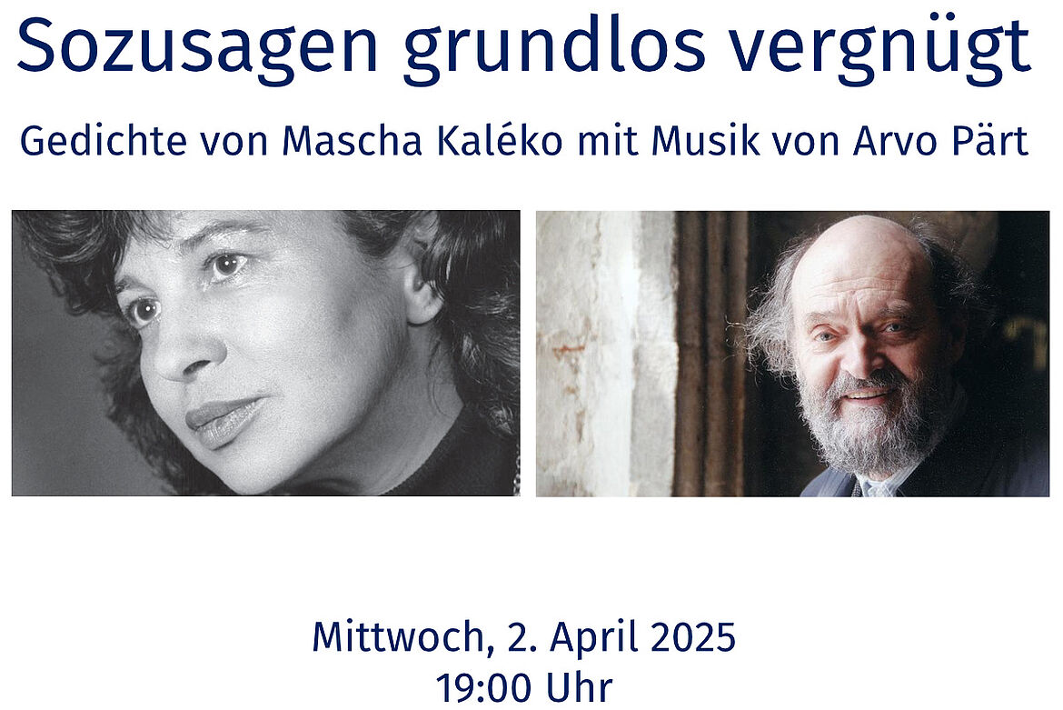 Lesung zu Mascha Kaléko