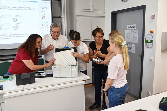 Experimentieren und Spaß haben LaurentiusGymnasium