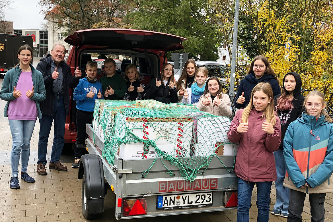 Weihnachtspäckchen für Rumänien